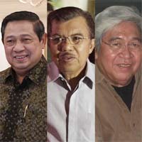 SBY, JK, dan TK Bertemu di Hotel Mercure 