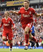 Gol Telat Gerrard Menangkan Liverpool