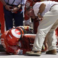 Mekanik Ferrari Tak Cedera Serius