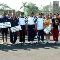 Kapten Laut Rida Raih Juara Lari HUT TNI ke-63