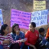 Korban Lumpur Lapindo Kembali Demo Tuntut Sisa Ganti Rugi