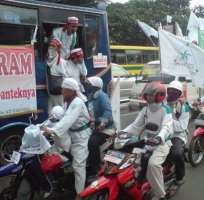 Ratusan Motor FPI Bergerak, Awas Macet di Sudirman-Thamrin