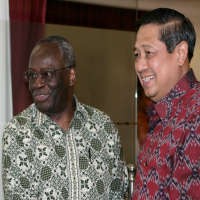 Utusan PBB untuk Myanmar Ibrahim Gambari Bertemu SBY