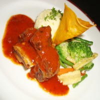 Short Ribs With BBQ Sauce
