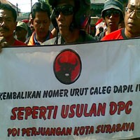 Kader PDIP Protes Perubahan Nomor Urut Caleg