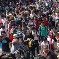 H-4 Lebaran, Pemudik Mulai Melonjak