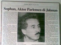 Mantan Jenderal Diisukan Lindas Sophan