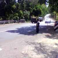 Lokasi Kecelakaan Shophan di Ngawi Masih Rusak