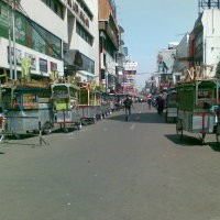 Satpol PP Sikat Habis PKL di Alun-alun