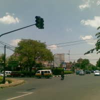 Kendaraan Belum Padati Jalan Martadinata