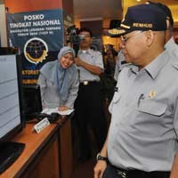One Stop Monitoring di Posko Nasional Angkutan Lebaran Terpadu