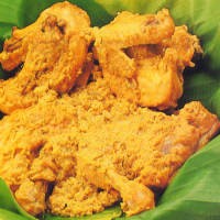 Sajian Opor Ayam Kering di Hari Lebaran