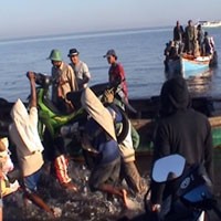 Kapal Ferry Minim, Pemudik ke Madura Nekat Naik Perahu