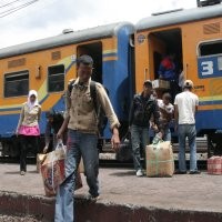 KA Pemudik Tiba di Yogyakarta Tepat Waktu