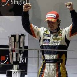 Balapan Malam Pertama Milik Alonso