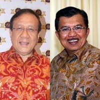 Lebaran, JK-Akbar Berpelukan