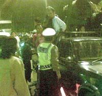 Polisi Tertibkan Malam Lebaran