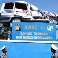 227 Kecelakaan Terjadi di Jatim Selama Lebaran 2008