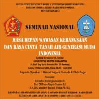 Seminar Nasional - Memperingati Hari Sumpah Pemuda