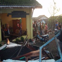 Puluhan Rumah di Malang Rusak Diterjang Puting Beliung