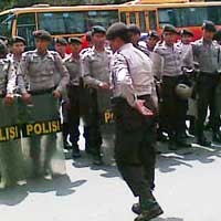 Rizieq Disidang, Jalan Gadjah Mada Macet Total