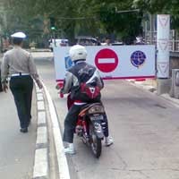 6 Anggota TNI Langgar Busway KwitangTak Ditilang