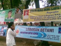 Lebaran Betawi Dimanfaatkan untuk Kampanye Caleg