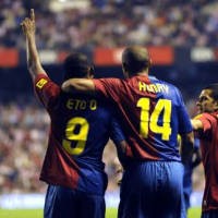 Gol Tunggal Etoo Menangkan Barca