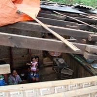 73 Rumah Rusak Akibat Puting Beliung di Kampung SBY