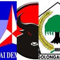 Trio PDIP, Golkar dan Partai Demokrat Berkoalisi? Wajib!