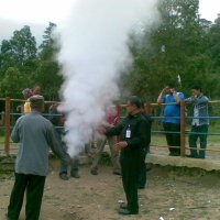 Suara Dramatis di Kawah Kereta Api