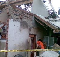 Ledakan Elpiji Hancurkan Rumah