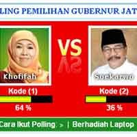 Khofifah vs Soekarwo Berhadiah 2 Laptop