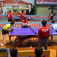 Hujan Smash Jelang Penutupan Kejuaraan Tenis Meja di GOR Hciys