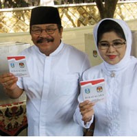 TPS Tempat Soekarwo Mencoblos Berjaya