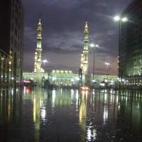 Madinah Diguyur Hujan, Jalanan Kota Tergenang