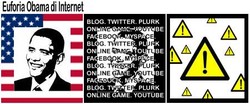Euforia Obama di Internet