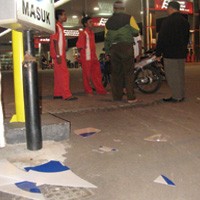 Puluhan Bikers Serang SPBU Tegalsari