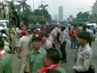 3.000 Perangkat Desa Geruduk DPR, Macet Mengular