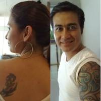 Adjie Pangestu Rela Tubuh Istri Ditato