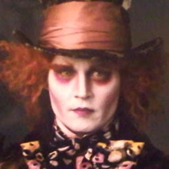 Johnny Depp Seram di Alice in Wonderland
