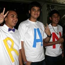 Pesta Ultah RAN Disambut Hujan Deras