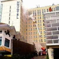 Asap Mengepul, Simulasi Kebakaran di Novotel Dikira Beneran