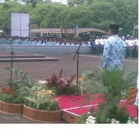 PNS Asik Ngobrol Saat HUT Korpri, Ayi Geram