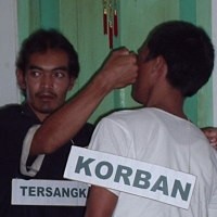 Rekonstruksi Pembunuhan Caleg Hanura, Korban Dipukuli Berulang Kali