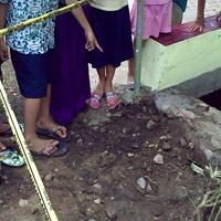 Semburan Air Panas di Sidoarjo Ditimbun dengan Tanah