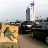 Kompleks Kejaksaan Macet Total