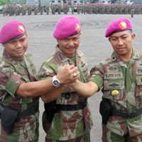 Korps Marinir Kukuhkan Dua Komandan Batalyon
