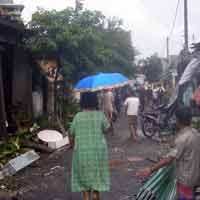 Puluhan Rumah di Malang Disapu Puting Beliung