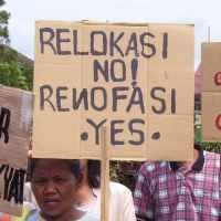 Puluhan PKL UGM Demo Tolak Relokasi